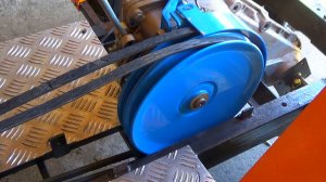 Второй дополнительный приводной ремень на мотоблок Нева или минитрактор / Homemade garden tractor