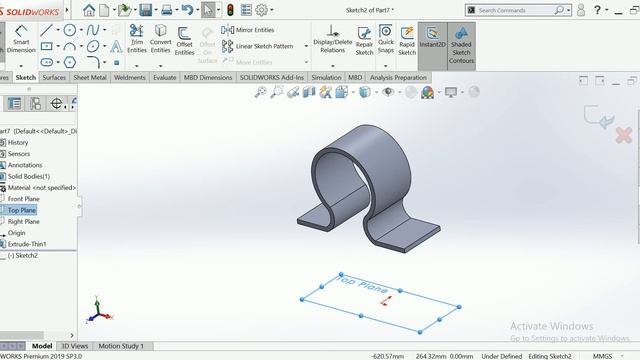 #Sheet metal work and pressing to the punch for solidworks sheet metal design with solidworks# смотреть онлайн