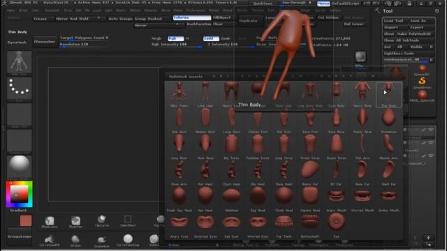 SPACE MONKEY ZBRUSH TUTORIAL смотреть онлайн