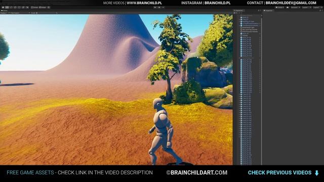 Creating 3D Game-ready low poly HOUSE & Foliage / Vegetation in Blender & Unity (Part 12) смотреть онлайн