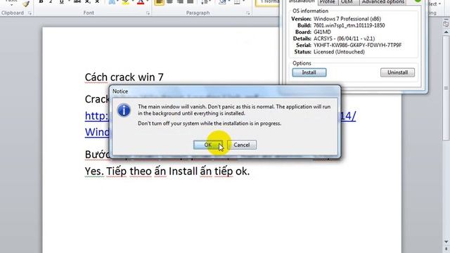 Crack win 7 bang Windows loader смотреть онлайн