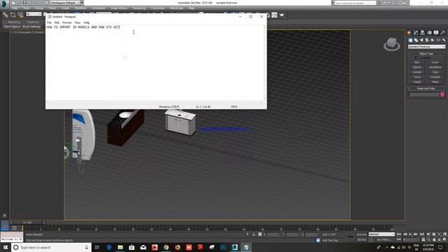 How to import 3d model in 3ds max and how 3d model get from site смотреть онлайн