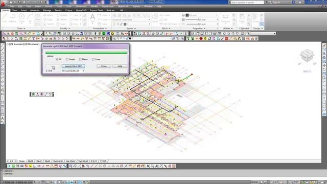 Create Revit MEP 2012 Content from HydraCAD software смотреть онлайн