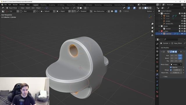Tricky hard surface SHAPES in Blender (Tutorial) смотреть онлайн