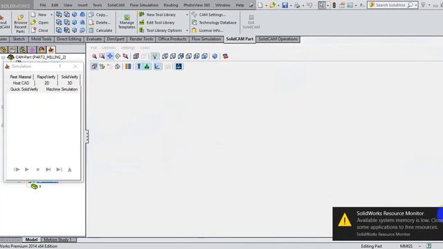 CAD/CAM Tutorial using SolidWorks CNC machine смотреть онлайн