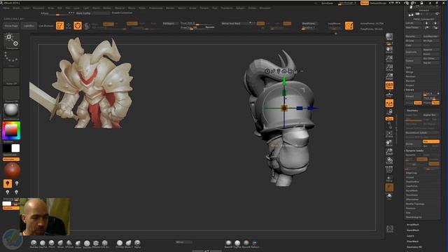Absolute Beginners ZBrush Course P12 12Makingthearms смотреть онлайн