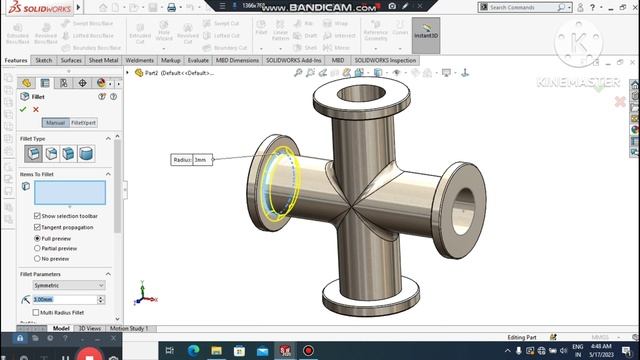 Solidworks Tutorials | Design And Assembly Of 4 Joint Pipe Fittings In Solidworks смотреть онлайн