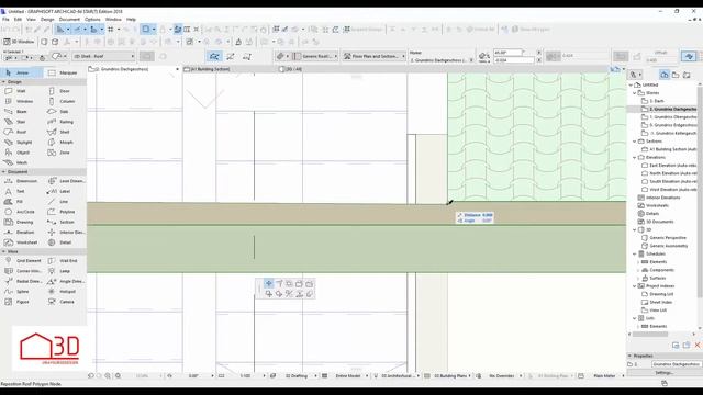 Spacial Roof in Archicad смотреть онлайн