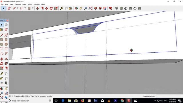 how to drawing wall mounted desk IKEA brand in sketchup 2018 byTan Sochan смотреть онлайн
