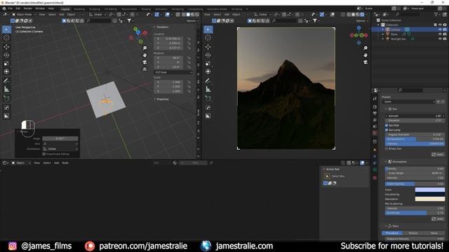 Creating Landscapes in 3D with Blender and World Creator смотреть онлайн