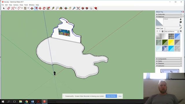 Tutorial 3d model online museum - Sketchup смотреть онлайн