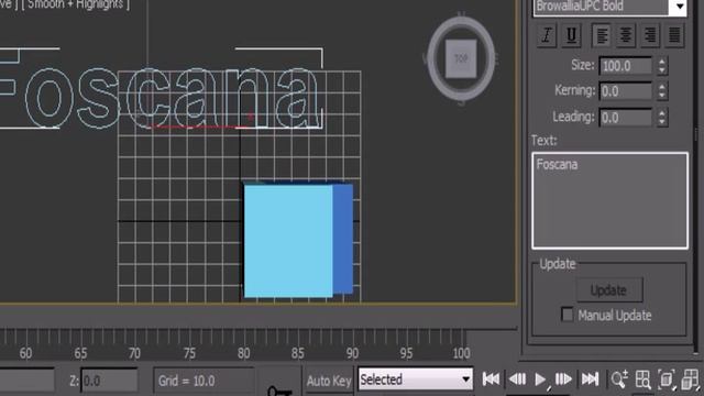 CREA UN LOGOTIPO CON 3D MAX