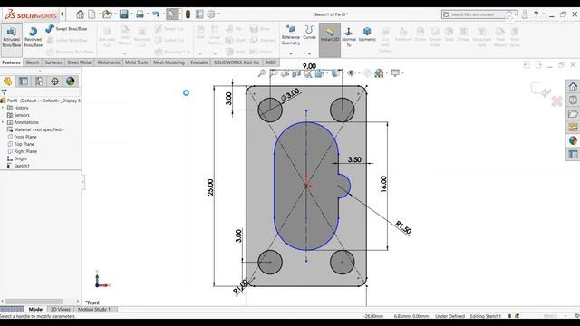 Solidworks Tutorial for beginners : Part 6 | Gear Pump Body | Cad Cam Design Tutorials смотреть онлайн