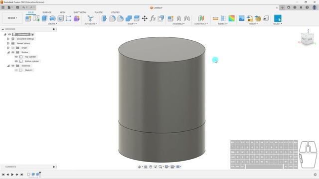 Let's Learn CAD (Fusion 360): Tutorial 1 - User Interface & Navigation смотреть онлайн