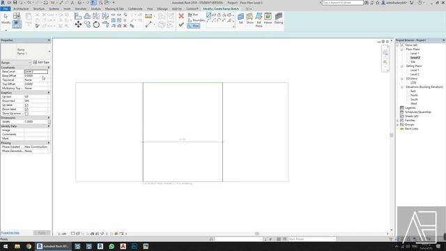عمل الرامب بواسطة برنامج الريفت Ramp in Revit смотреть онлайн