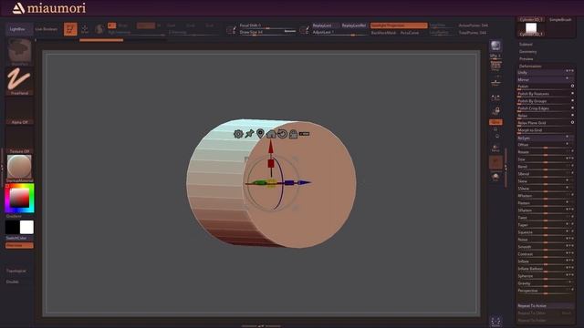 easy perfect heart in ZBrush смотреть онлайн