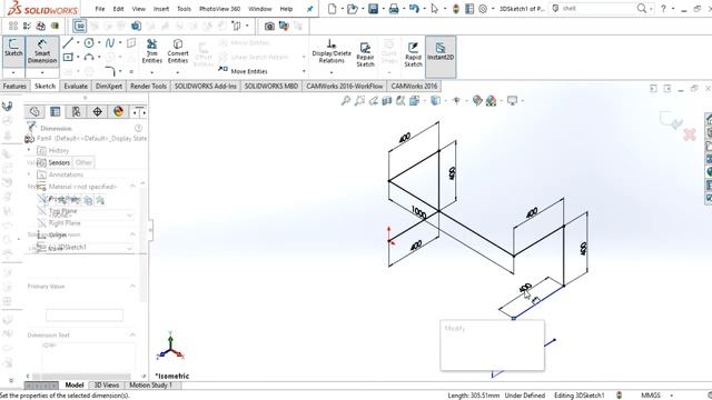 How to use swept Bass/Base & 3D Sketch in SOLIDWORKS 2019 смотреть онлайн