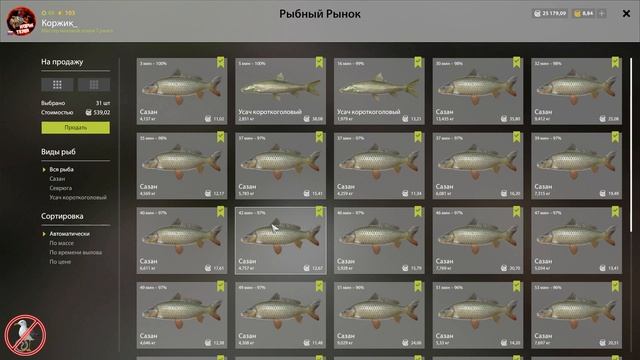 Проверил - Медное (пониж.) Ахтуба (сазан), Уклейка ЖИВЦОВАЯ... ● Русская Рыбалка 4 | РР4 смотреть онлайн