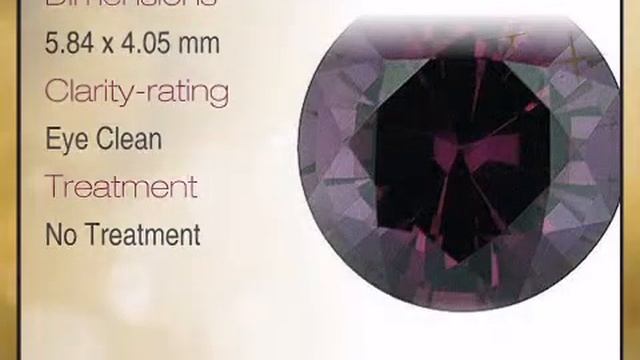 Fabulous Violetish Purple to Purplish Red Color Change Garnet, Round Cut, 1.01 carats - africagems. смотреть онлайн