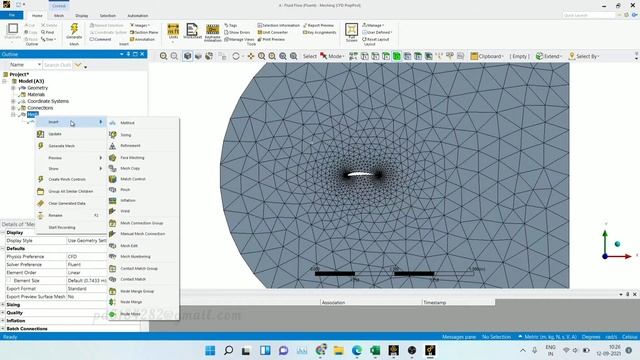 ANSYS Meshing | Meshing For an Airfoil Simulation смотреть онлайн
