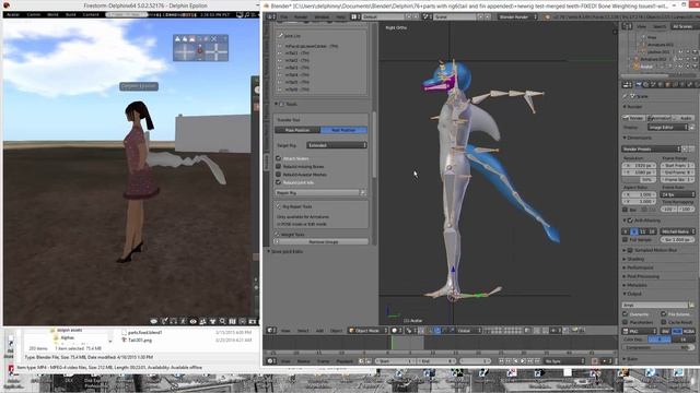 how to move bones project bento avastar blender смотреть онлайн