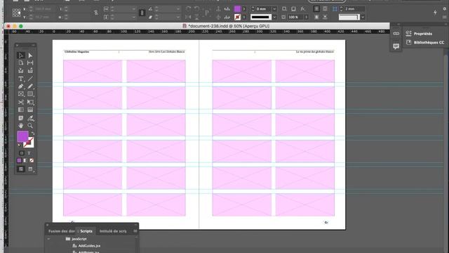 InDesign anglais avril 2022 part 349 formation pro 2019 Adobe une grille de mise en page facile смотреть онлайн