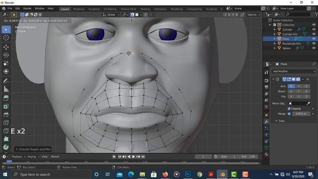 character retopology in blender, part1 смотреть онлайн