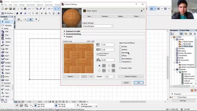 Archicad - Crear texturas y que se vean en el renderizado смотреть онлайн