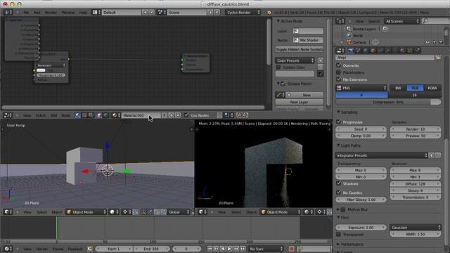 Reducing Caustic Noise in Blender Cycles смотреть онлайн