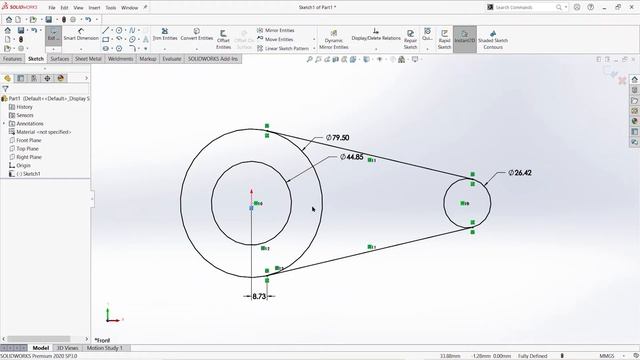 Move and Copy Entities- Class 16- Solidworks for Absolute Beginners. смотреть онлайн