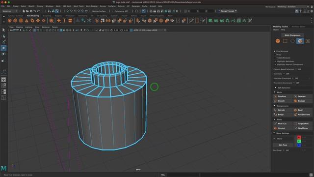 Maya3D - Troubleshoot - Bevel, Non-Manifold Vertex смотреть онлайн