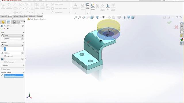 SolidWorks Exercise 13 | SolidWorks Tutorial | SolidCad смотреть онлайн