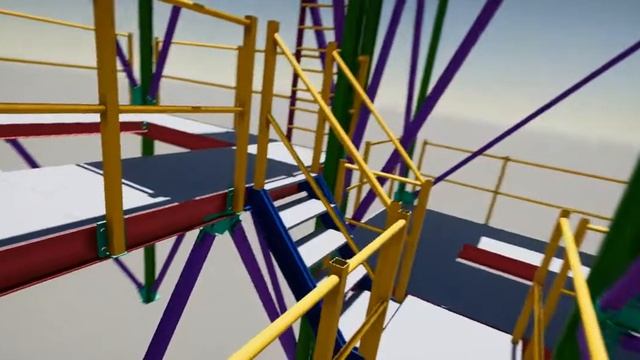 Industrial structure design - The Industrial Bridge - Tekla Structures 2020 смотреть онлайн