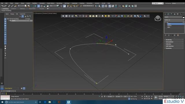 Bezier / Smooth / Corner - 3ds Max 2019 Architectural Workshop смотреть онлайн