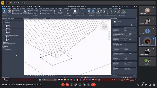 Grupo Revit MEP 2023/12/14 Topografia entre Civil 3D e Revit via Docs смотреть онлайн