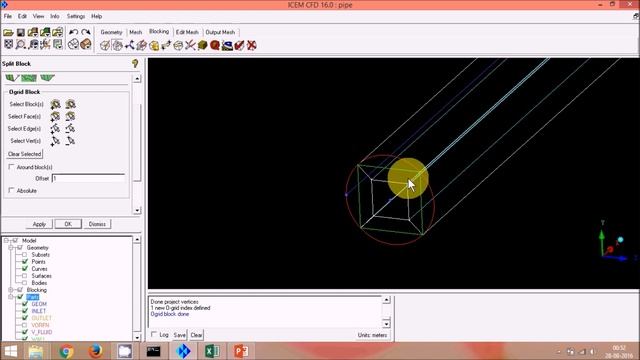 Ansys ICEM-CFD Tutorial | Structured Meshing of a Cylinder 3D | Hexahedral Meshing | Pipe Flow смотреть онлайн