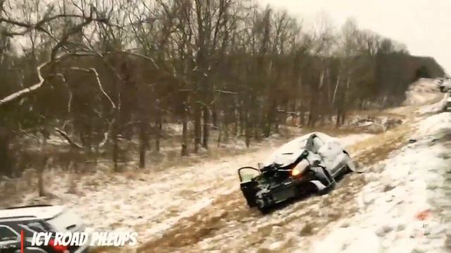Icy Road Accidents USA | Car Ice Sliding Crashes & Dramatic Winter Driving Captures 2020 смотреть онлайн