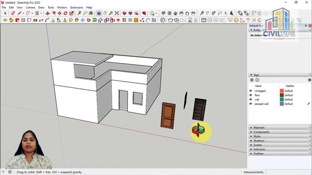 How to Create 3D House Model in Sketchup in tamil смотреть онлайн