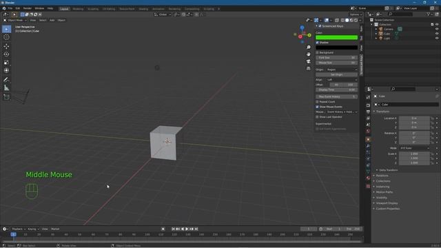 How to Install Screen Cast Keys - Blender 2.92