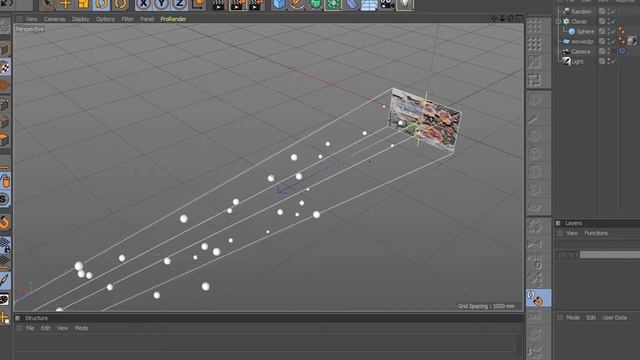 Fit a plane to a camera view precisely - Cinema 4D смотреть онлайн