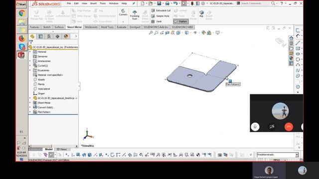 Convertir pieza a chapa metálica en solidworks смотреть онлайн
