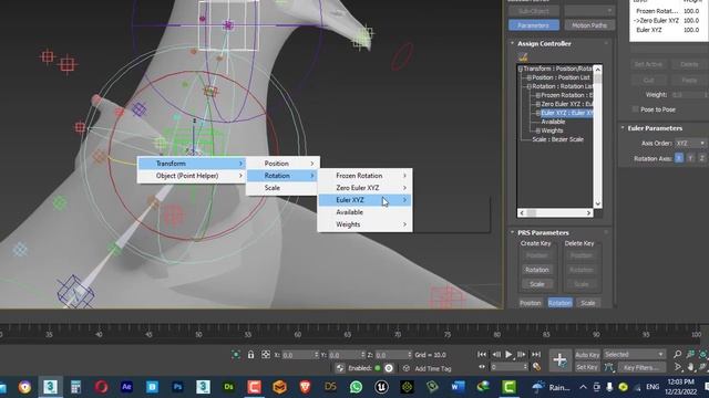 3ds Max Rigging Tutorial - Rigging Bird - Part06 смотреть онлайн