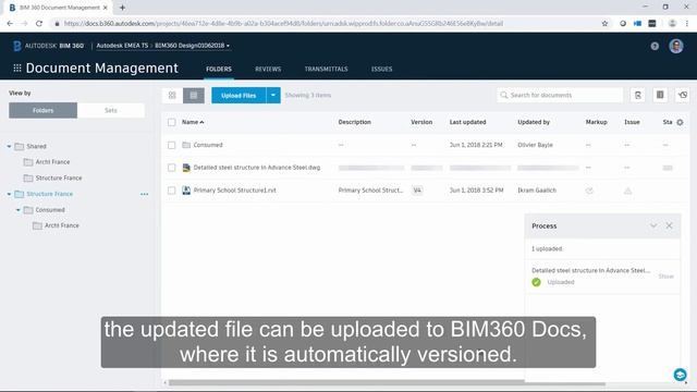 Compare Advance Steel Models in BIM 360 Docs смотреть онлайн