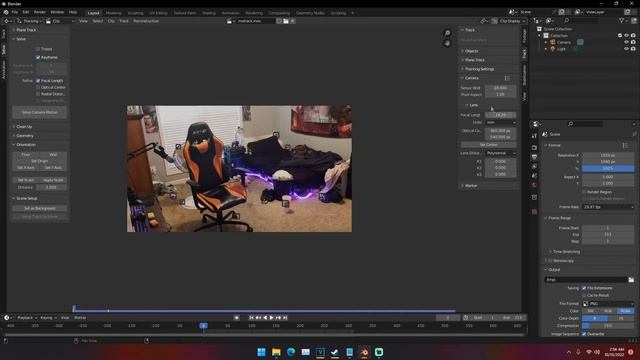 Motion Tracking is EASY! - Blender VFX Tracking Tutorial смотреть онлайн