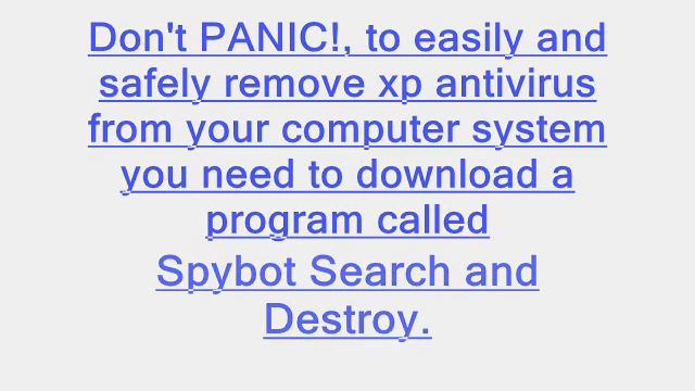 How to remove Xp anitivirus смотреть онлайн
