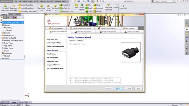 SOLIDWORKS - Adding Components to the Electrical Routing Library смотреть онлайн