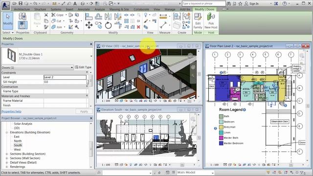 Revit Essential Skills - User Interface Tour смотреть онлайн