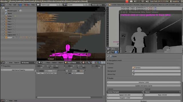 Motion capture with xtion pro смотреть онлайн