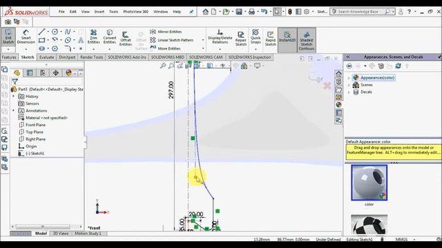 Solidworks tutorial | 5 minute tutorial смотреть онлайн