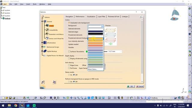 CATIA V5 Certification Course | Part-016 | How to Change Background Color in Catia V5 смотреть онлайн